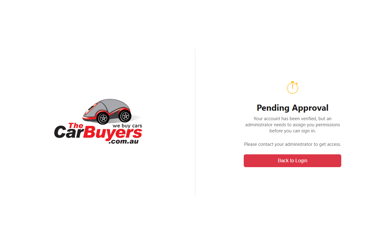 Pending approval